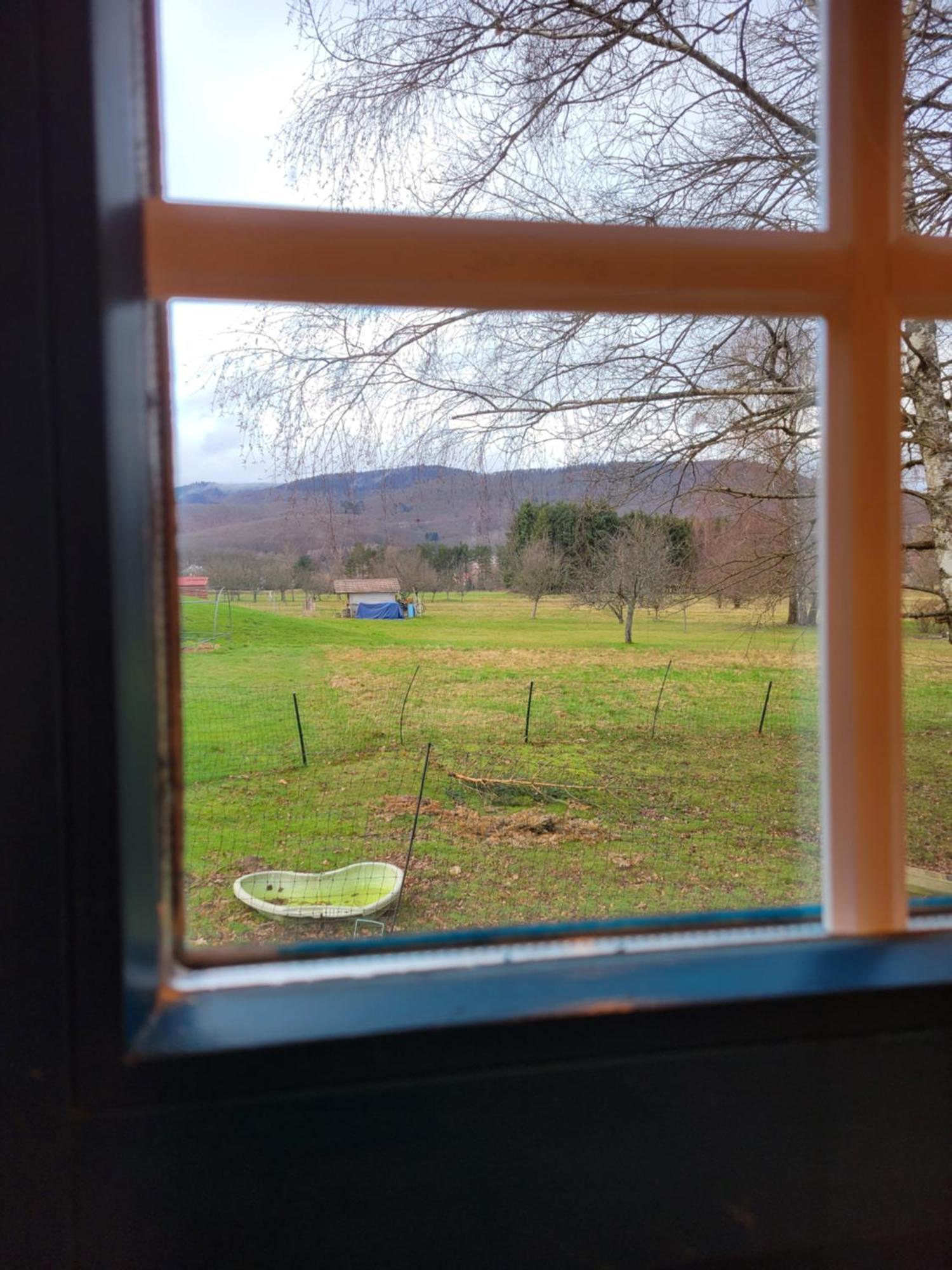 La Roulotte Tiny House Du Mond'Ideal Leval  Rom bilde